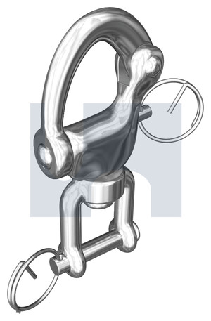 SWIVEL JAW SNAP SHACKLE SS 316 12 MM